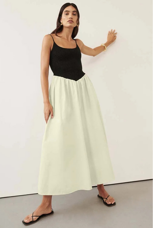 BLACK & WHITE COTTON DRESS