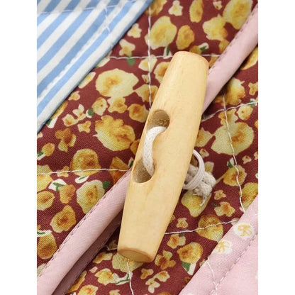 PASTEL PATCHWORK PUFFER JACKET