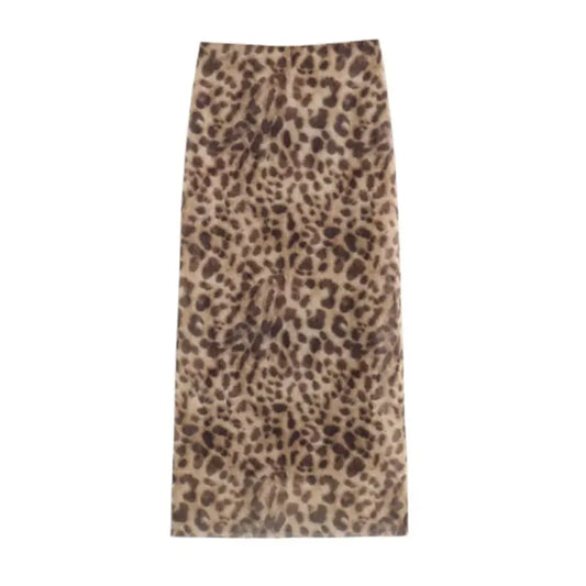 SAMANTHA LEOPARD SKIRT *Low in Stock*