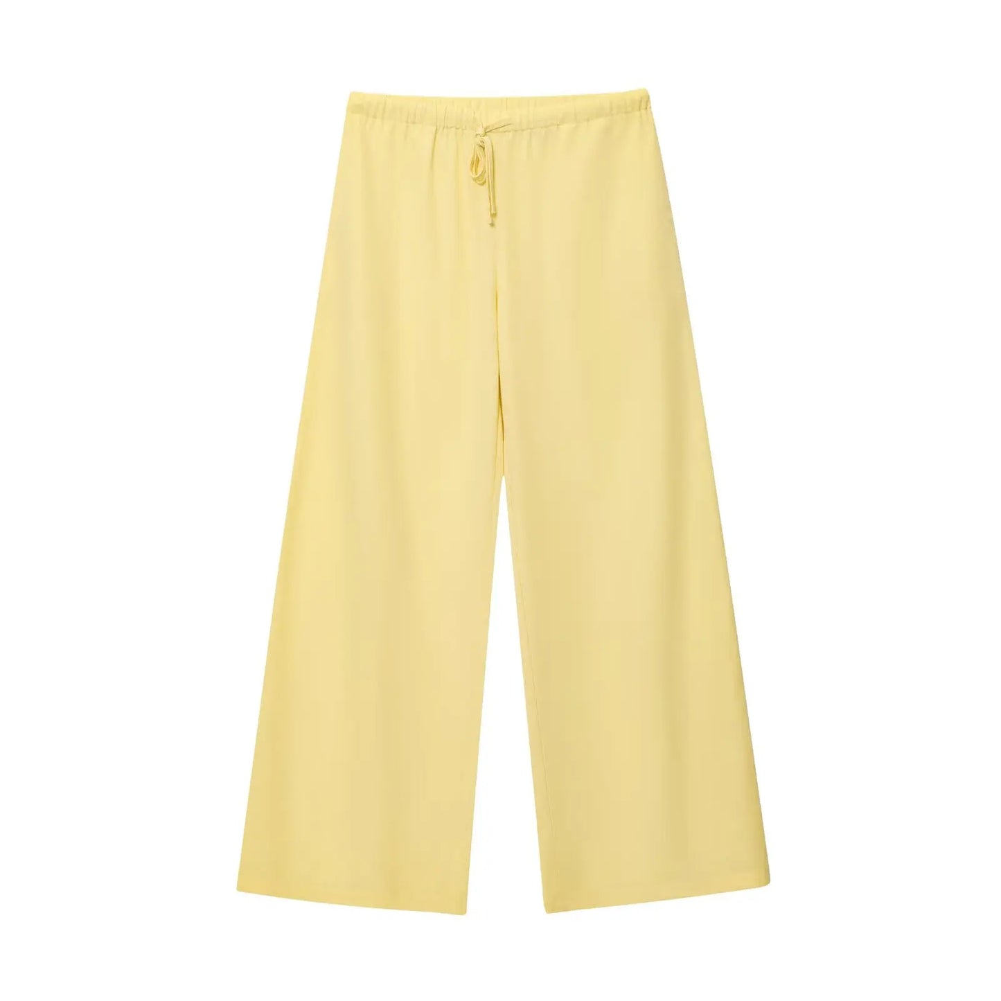 Yellow pants on a white background