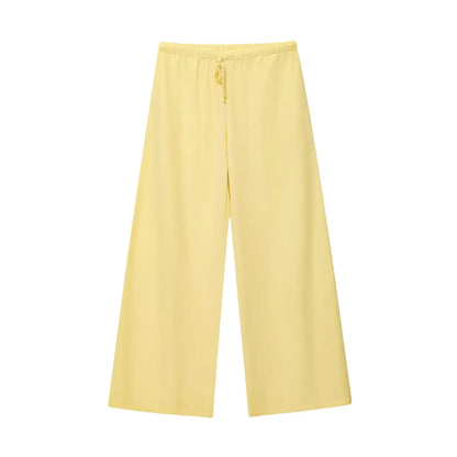 Yellow pants on a white background