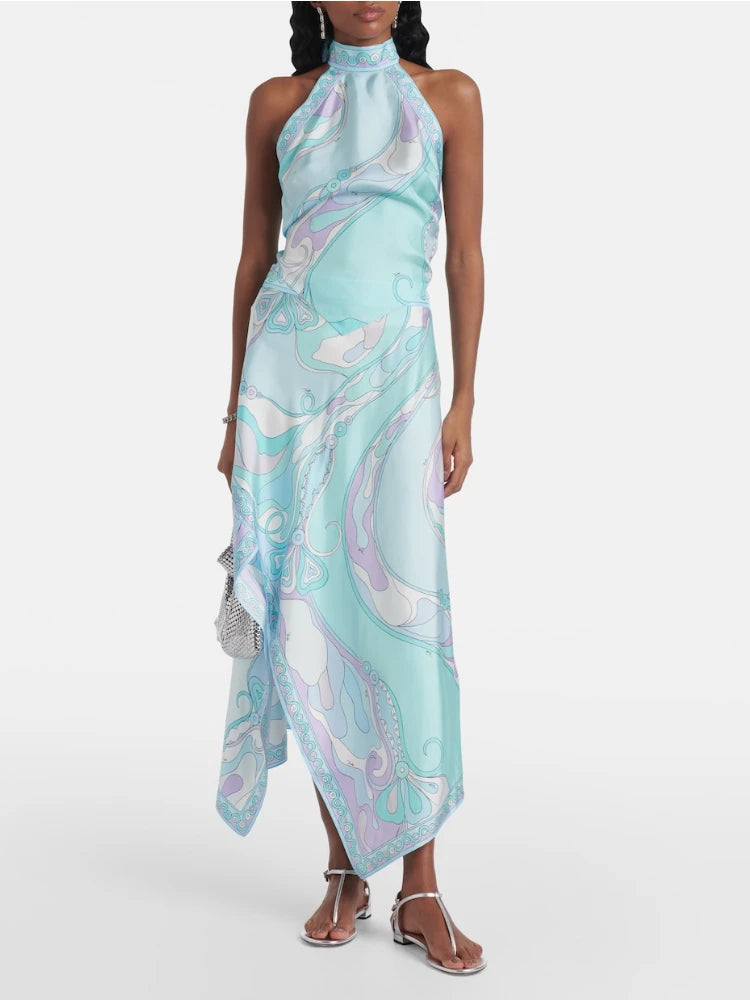 SERENITY TIE TOP & SKIRT SET