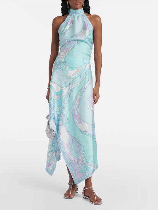 SERENITY TIE TOP & SKIRT SET