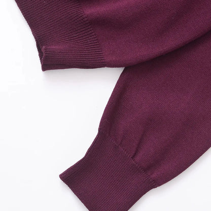 VIOLET BUTTON SWEATER