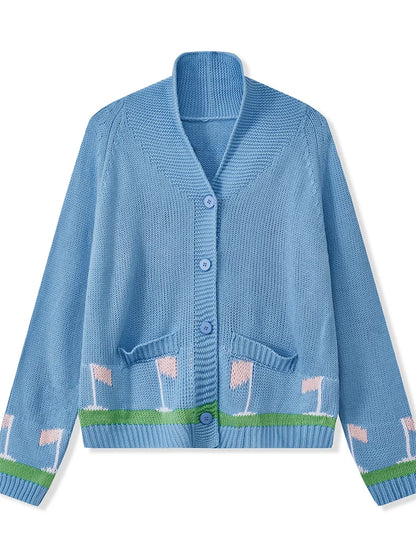 GOLF SCENE CARDIGAN