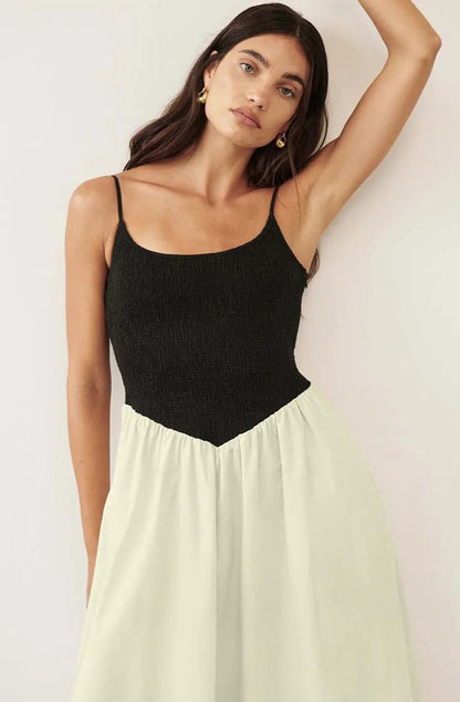 BLACK & WHITE COTTON DRESS